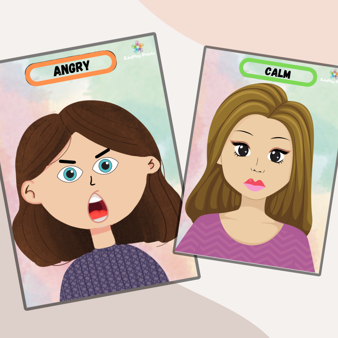 Printable Emotions Activity - Girl