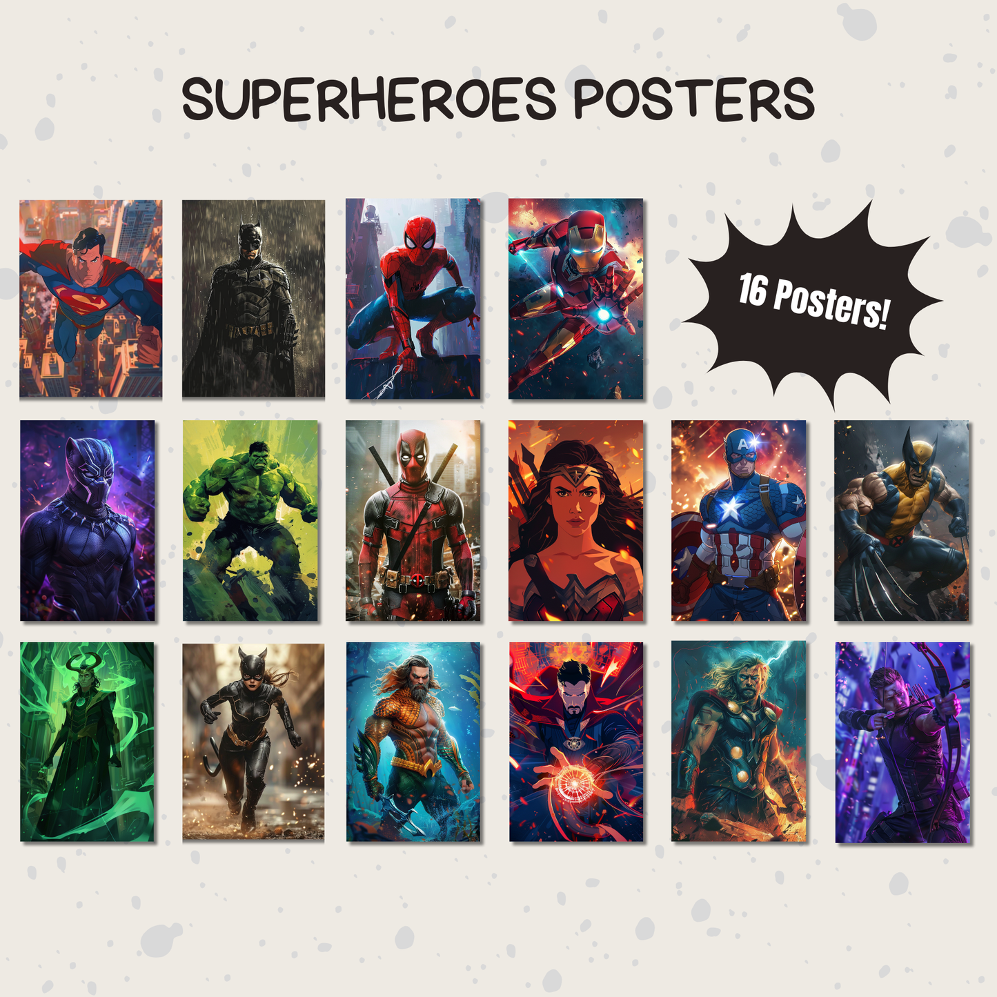 Marvel Superheroes Posters