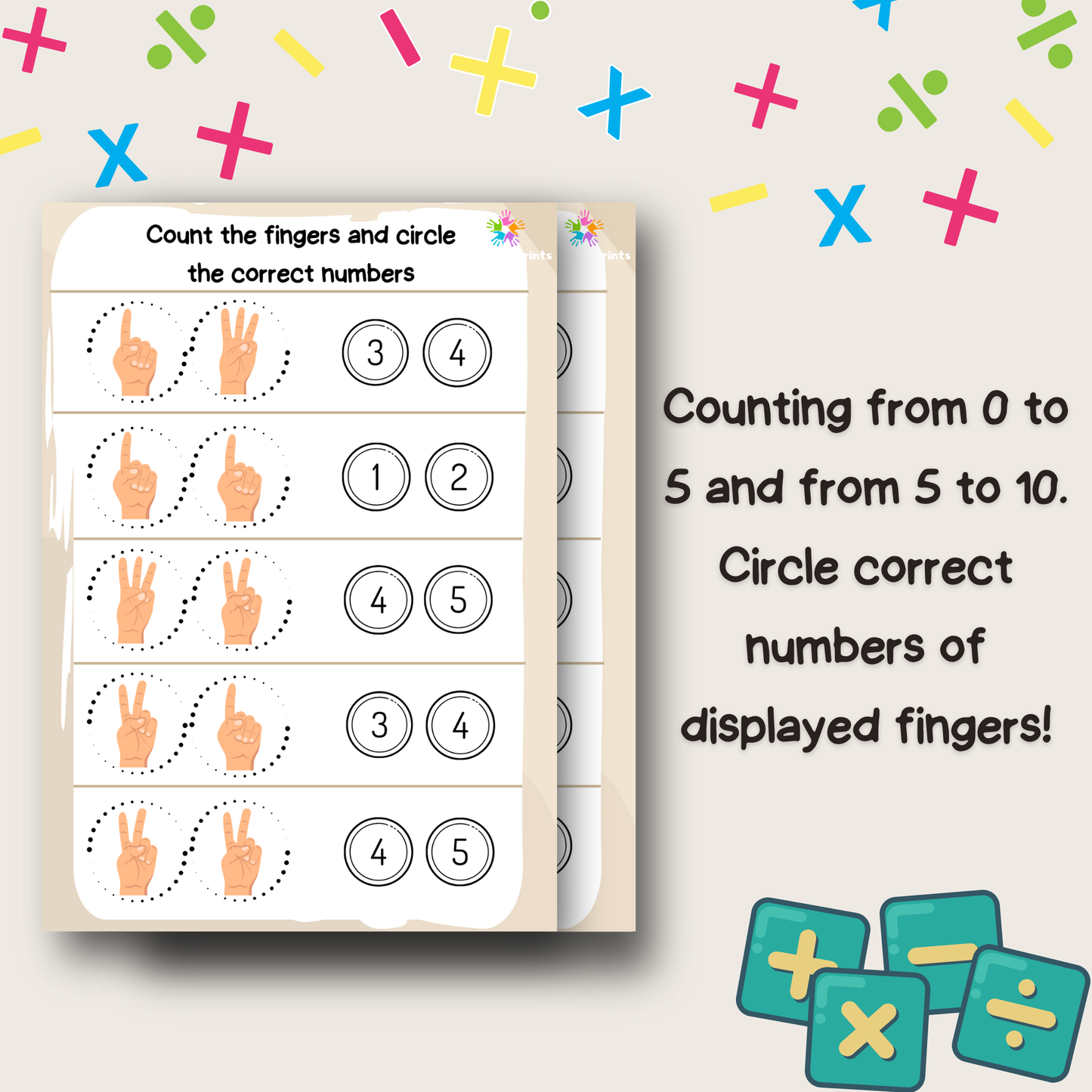 Preschool Counting Workbook