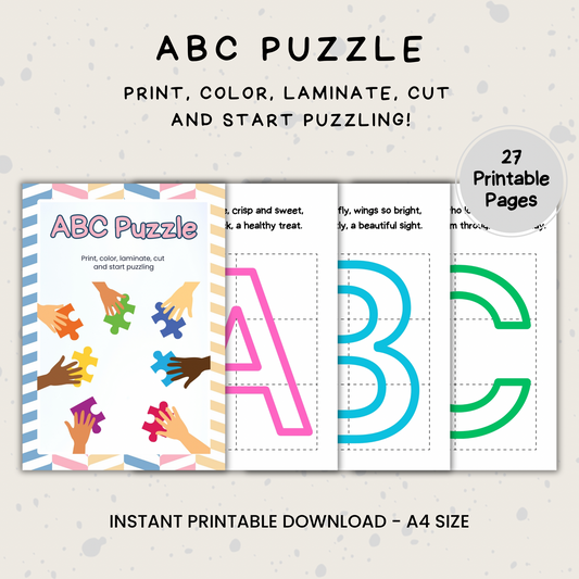 Montessori ABC Puzzle