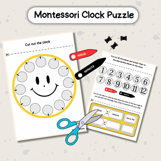 Montessori Clock Puzzle