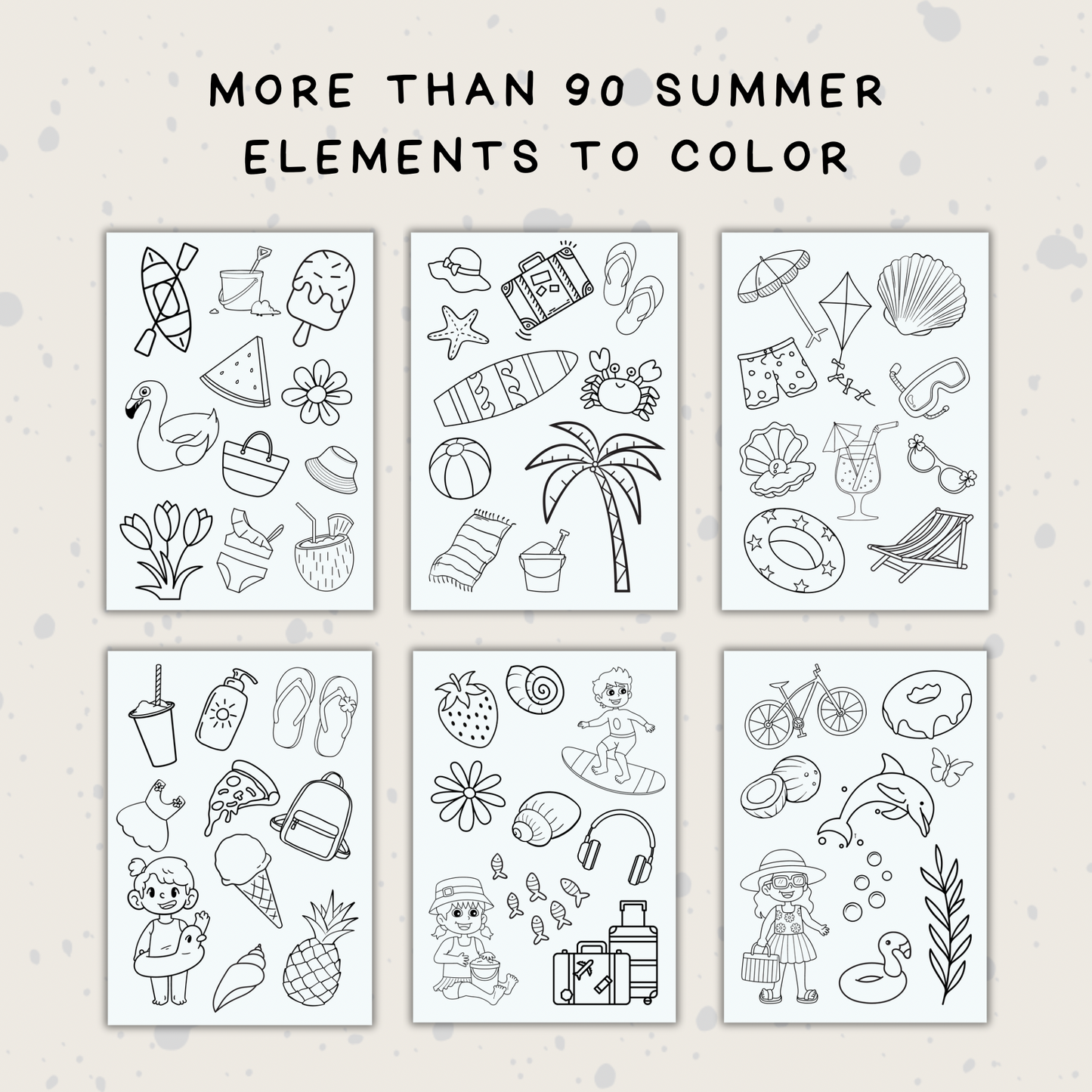 Summer Coloring Pages