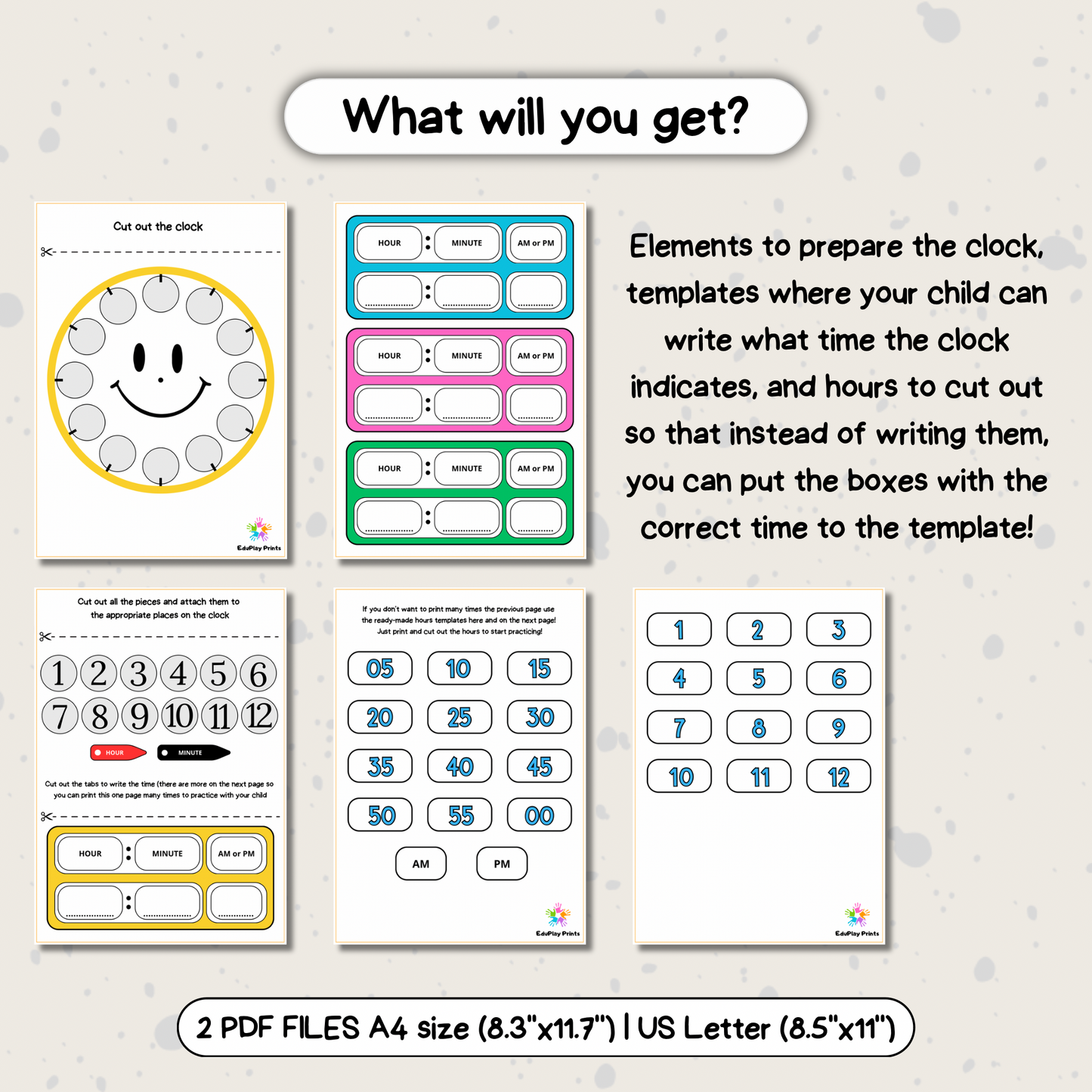 Montessori Clock Puzzle