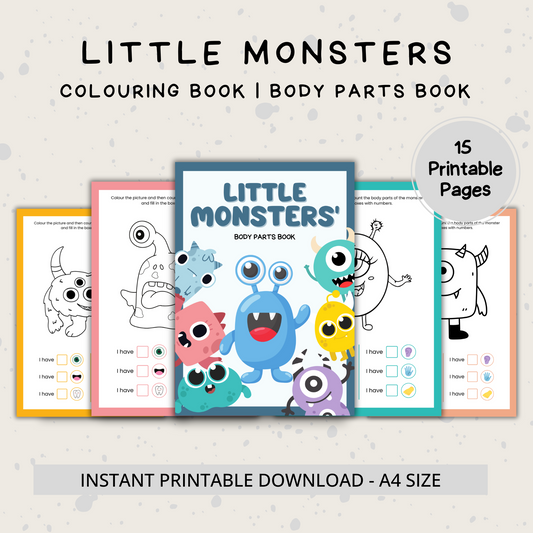 Little Monsters’ Coloring Book