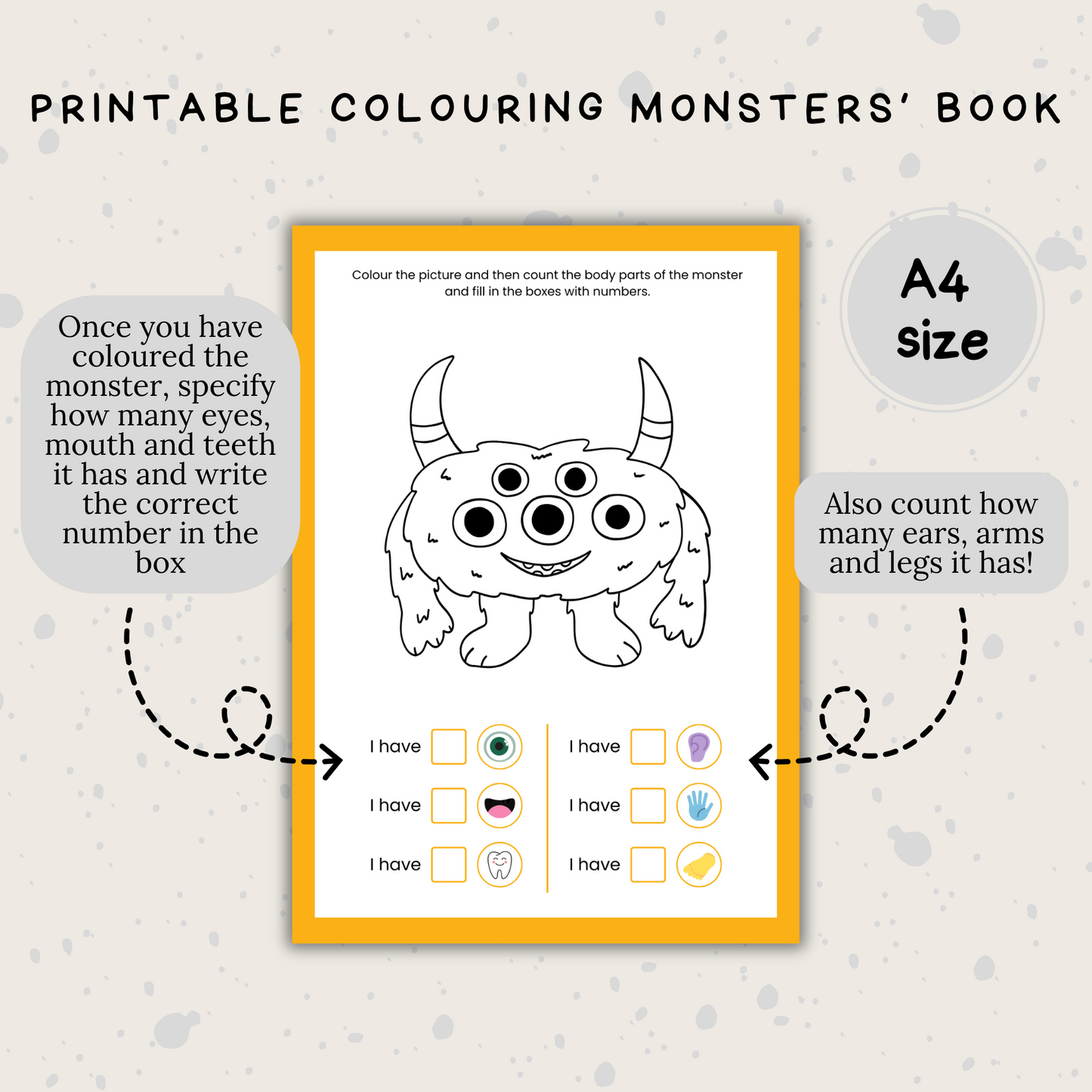 Little Monsters’ Coloring Book