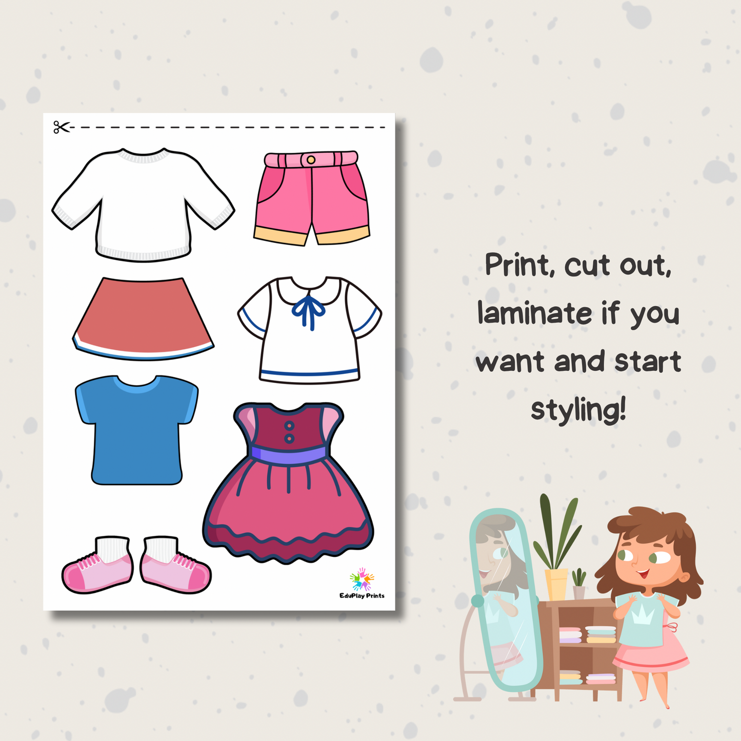 Dressing Up Activity - Girl